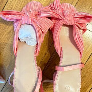 Pink Bow Sandals